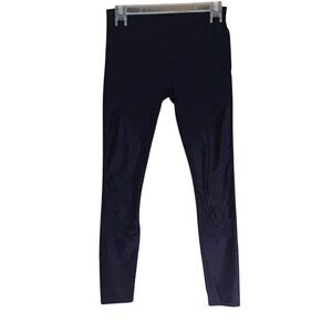 Fabletics Navy Blue Leggings Women Size Small Activewear Stretchy Small Pocket